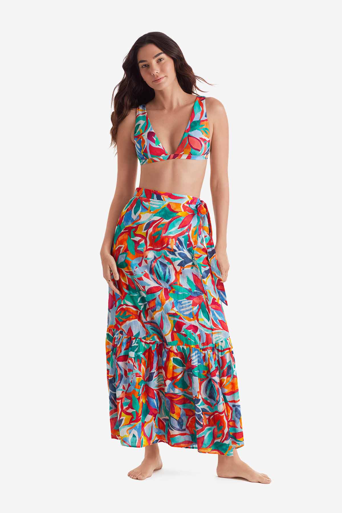 Cove Wrap Skirt - Radiant Floral