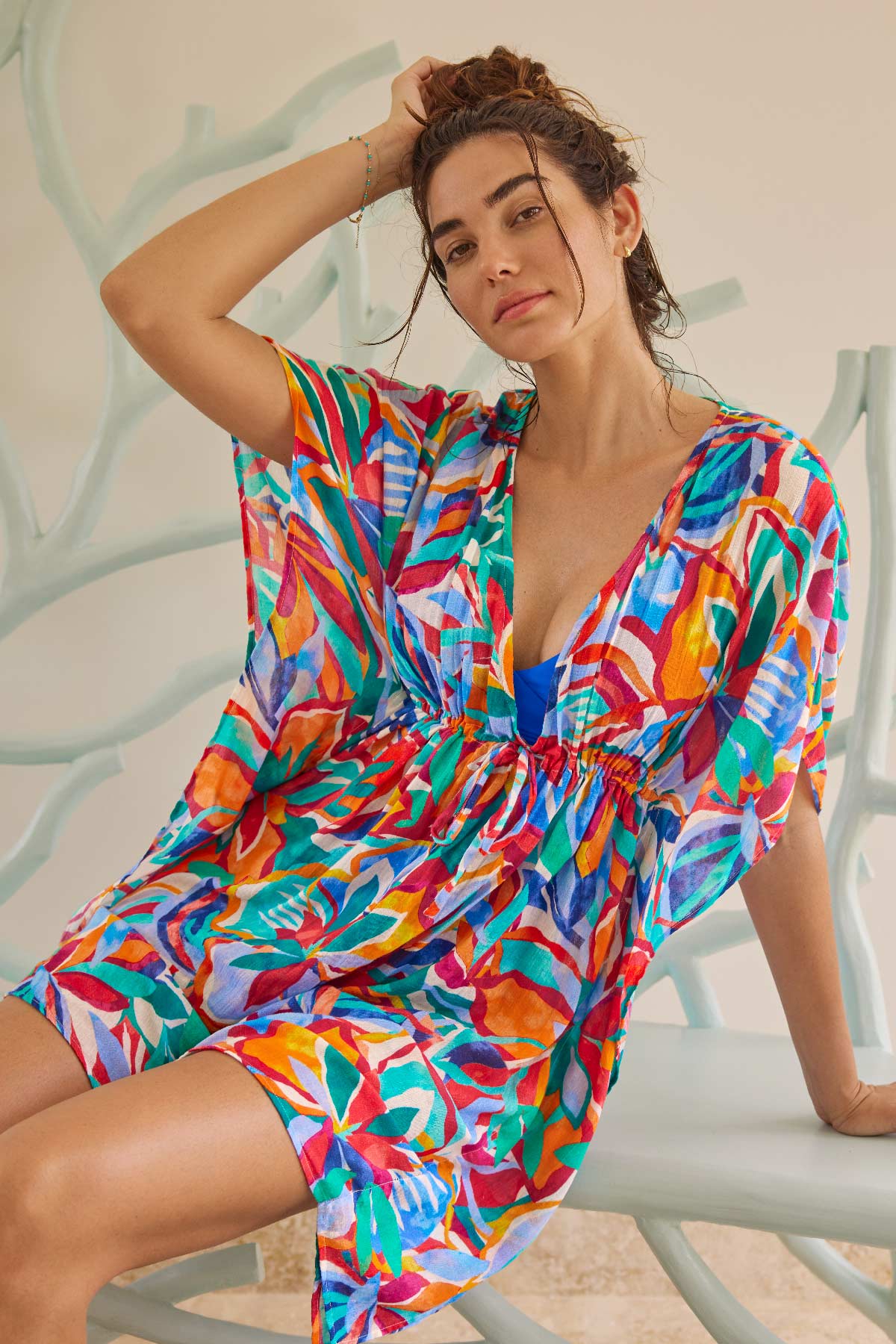 Dune Mini Caftan - Radiant Floral