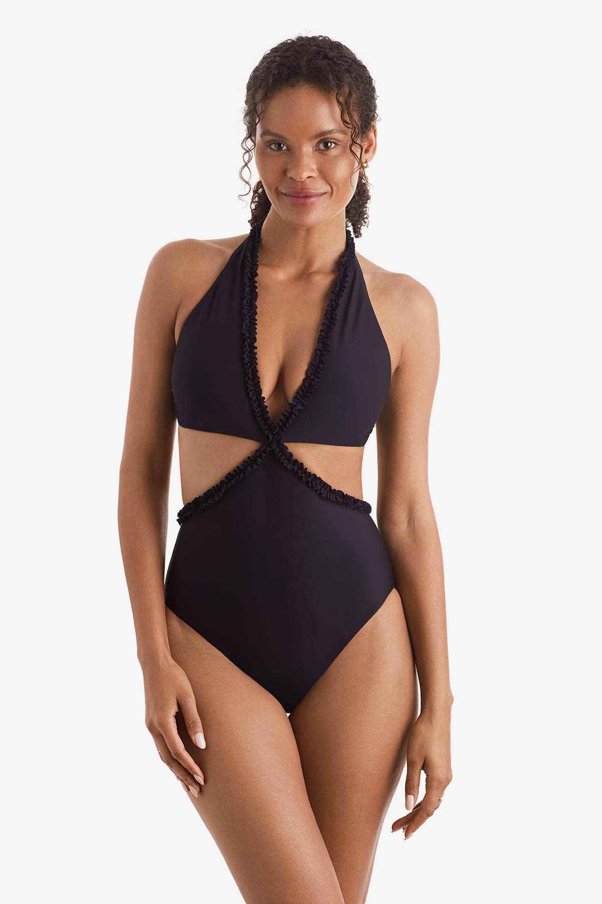Sonny Cutaway One Piece - Black