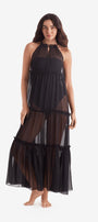 Oceana Dress - Black Paradise Chiffon