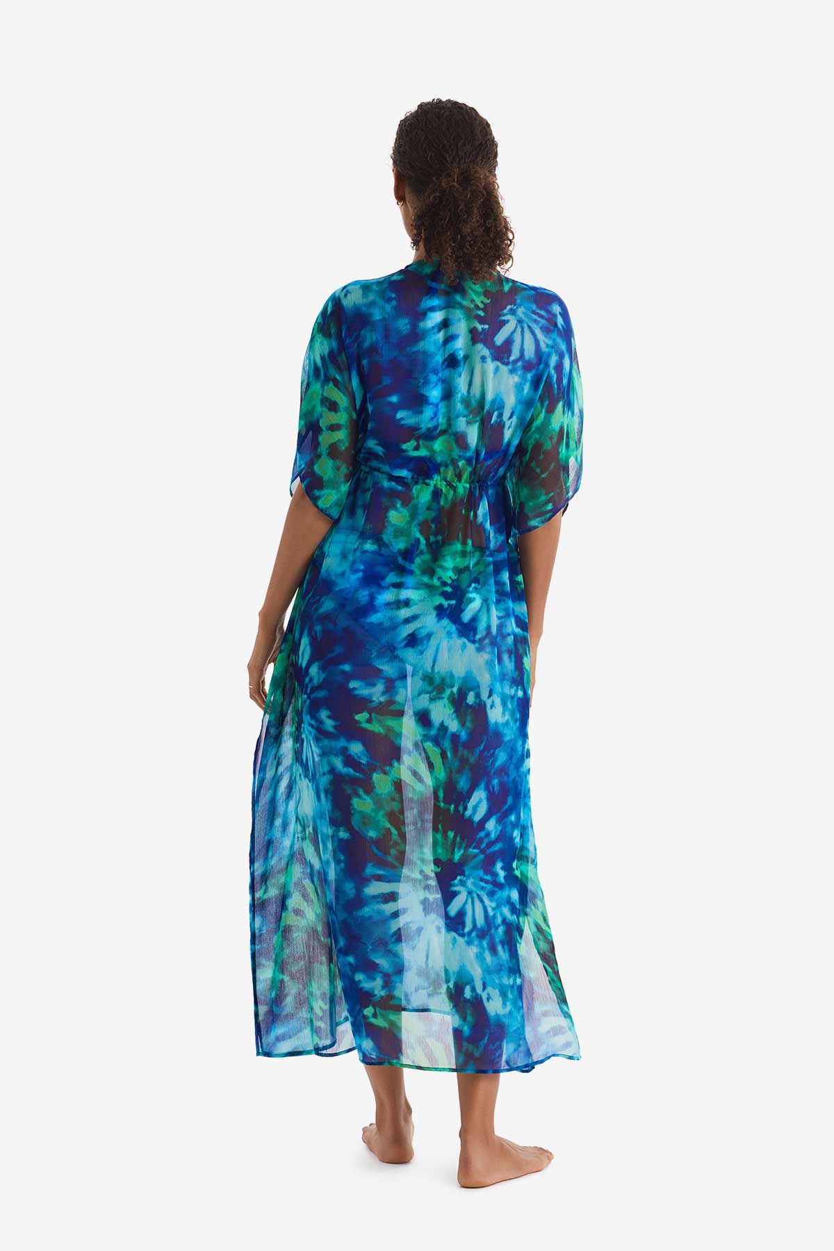 Dune Midi Caftan - Saltwater Tie Dye