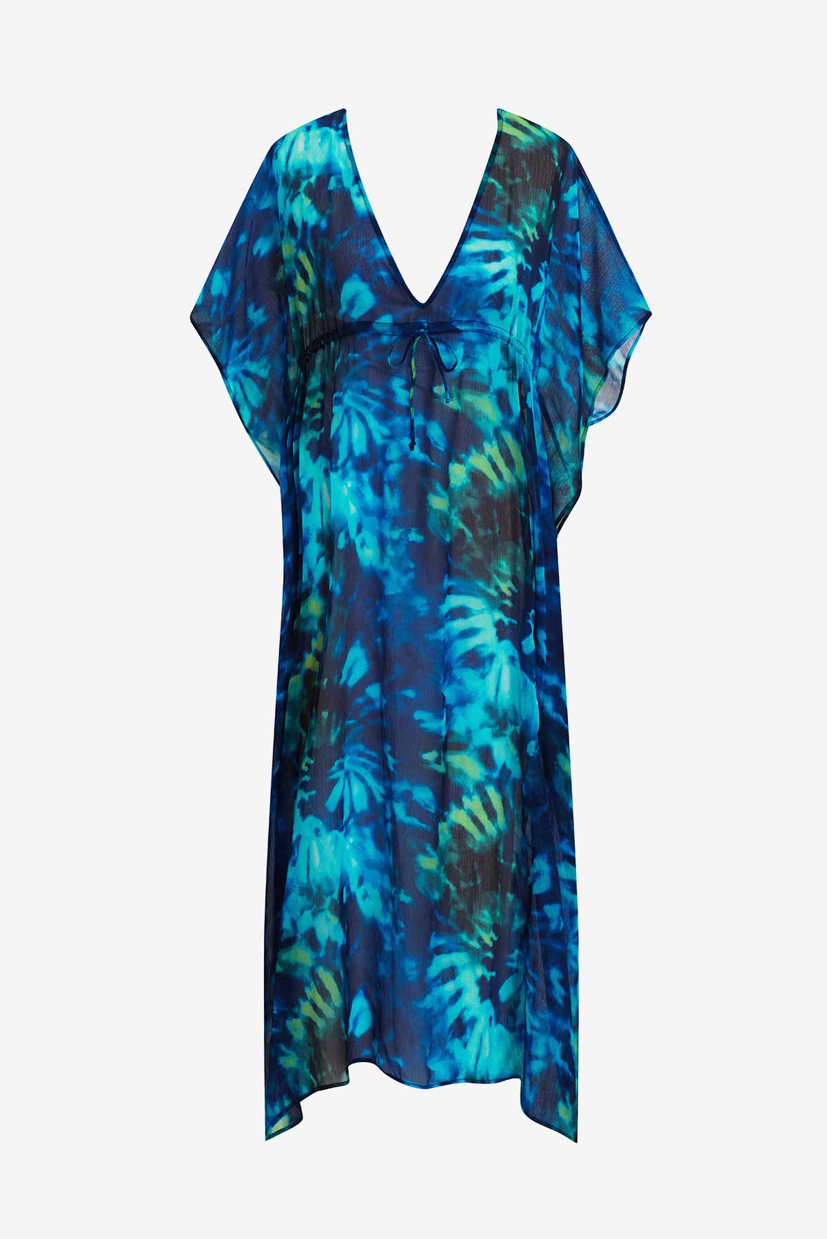 Dune Midi Caftan - Saltwater Tie Dye