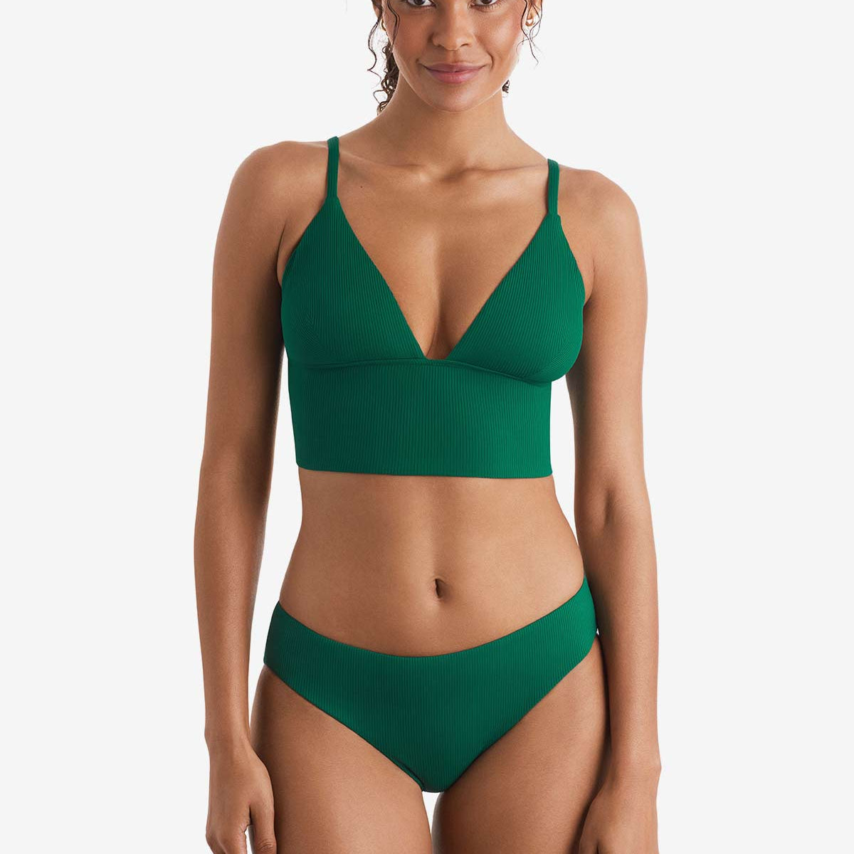 Logan Pant - Emerald Lido Rib