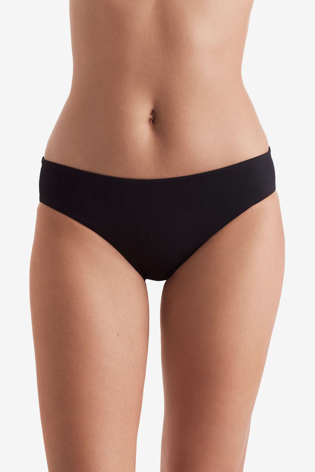 Logan Pant - Black Lido Rib