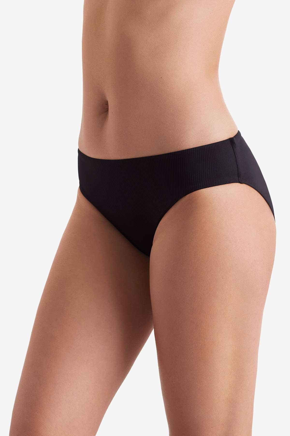 Logan Pant - Black Lido Rib