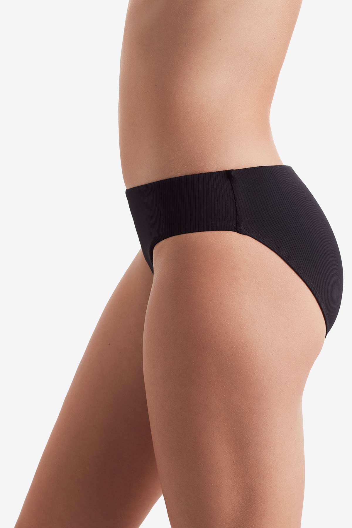 Logan Pant - Black Lido Rib