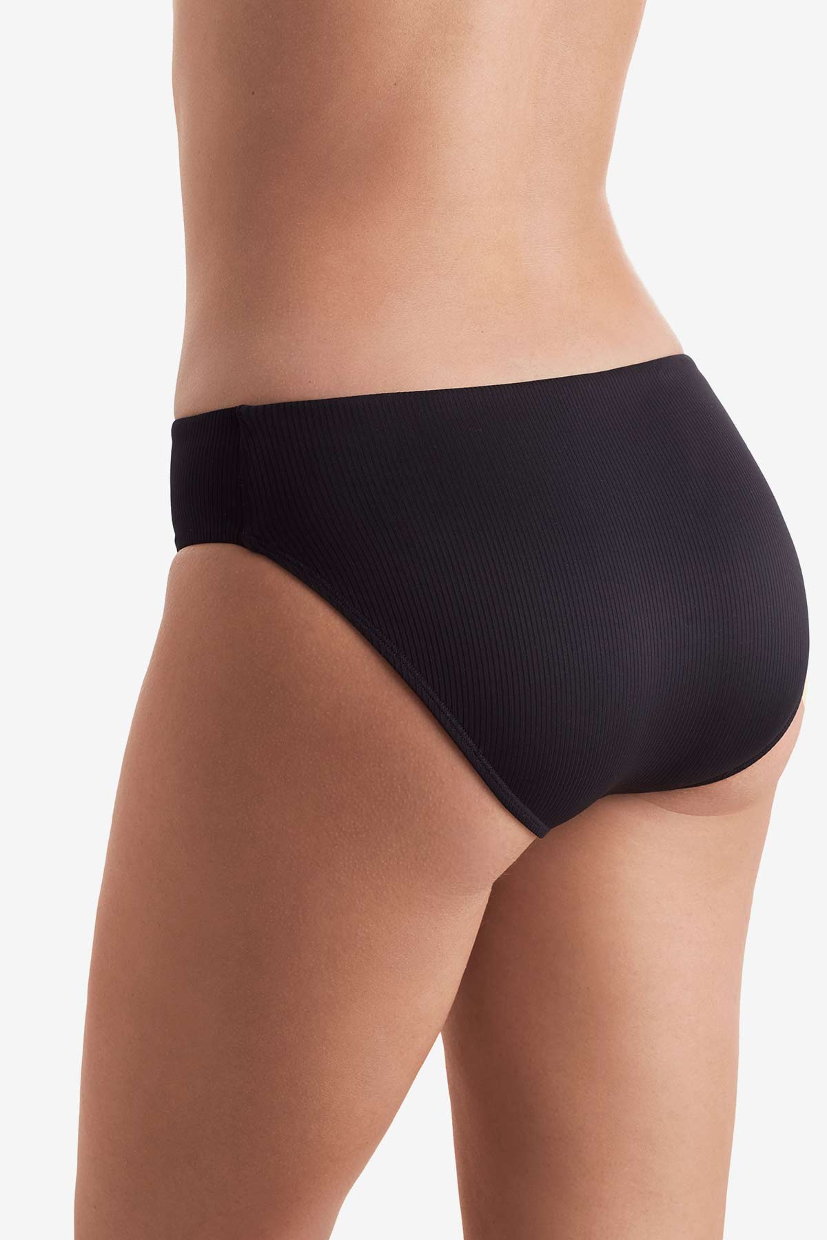 Logan Pant - Black Lido Rib