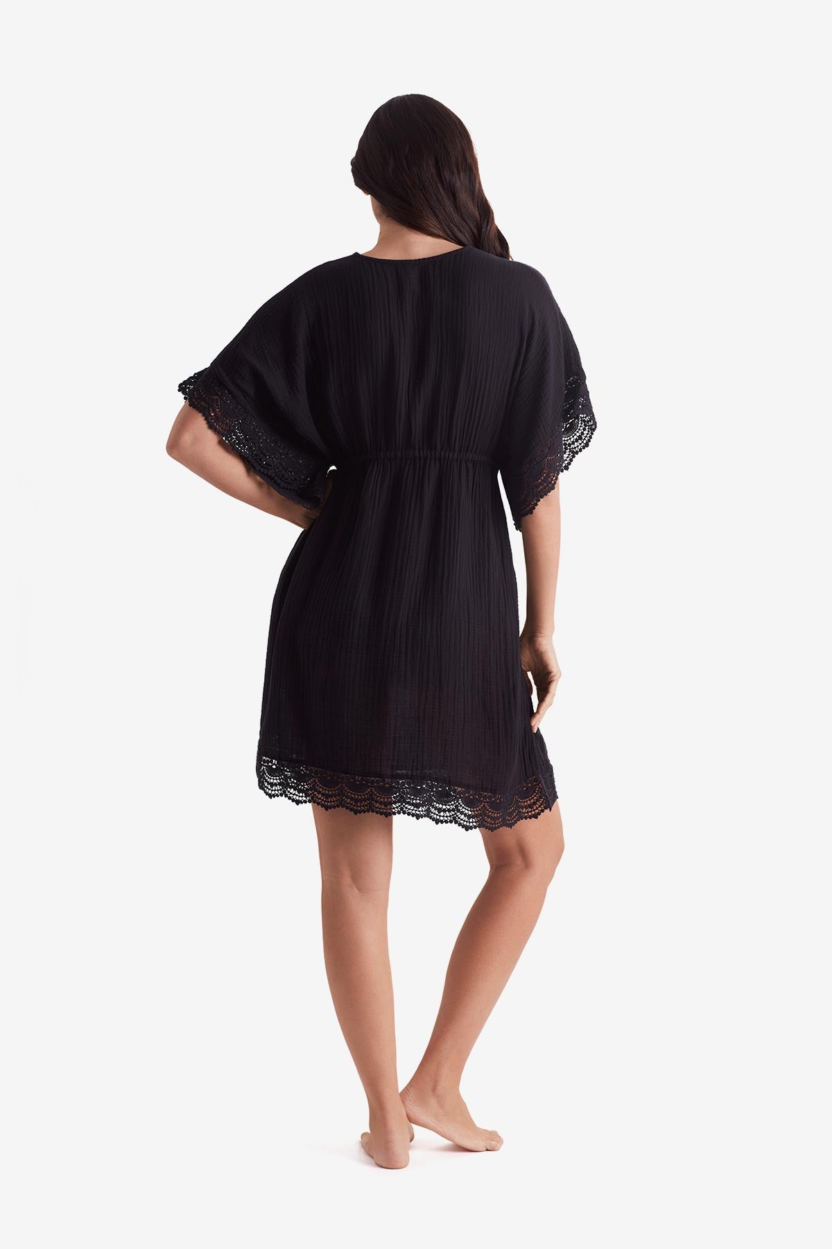 Horizon Tunic - Black Bliss Gauze