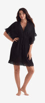 Horizon Tunic - Black Bliss Gauze
