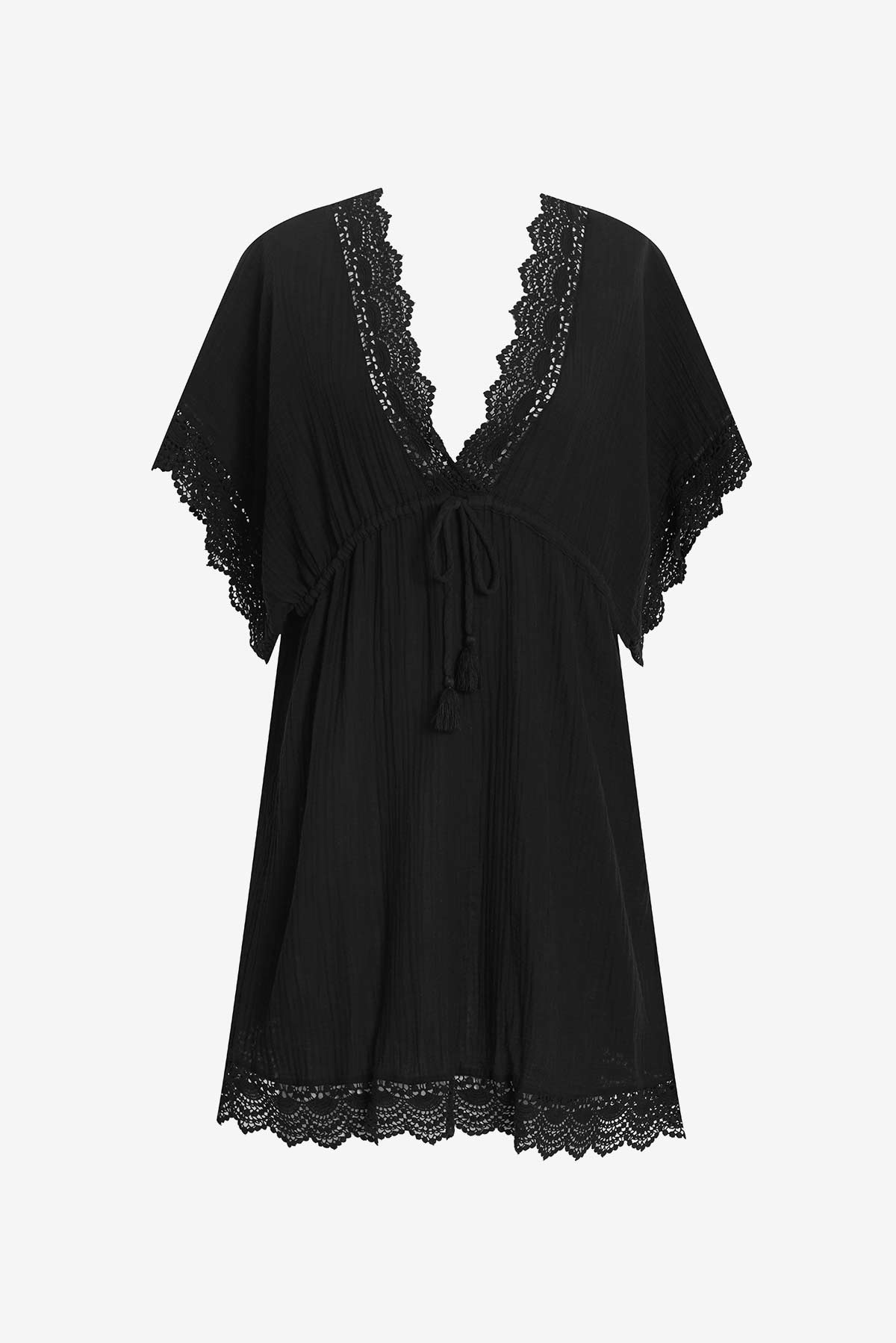 Horizon Tunic - Black Bliss Gauze
