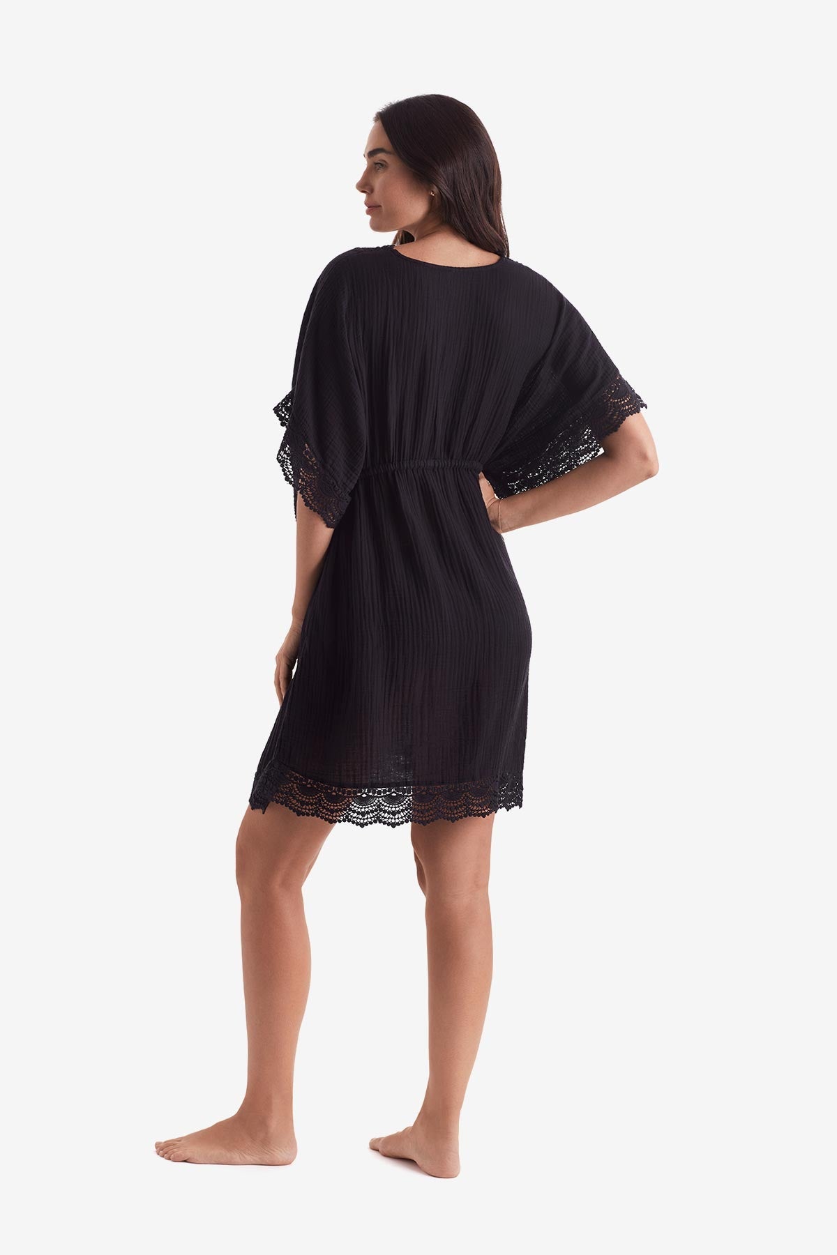 Horizon Tunic - Black Bliss Gauze