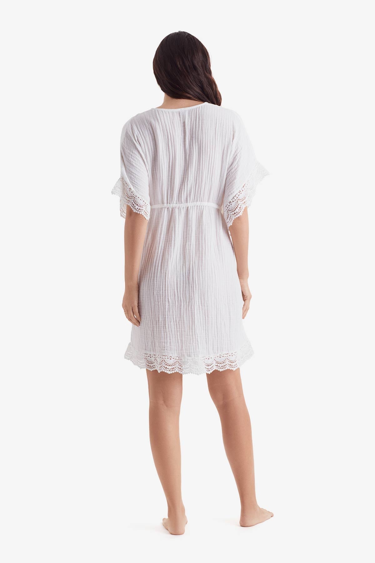 Horizon Tunic - White Bliss Gauze