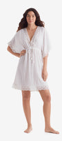 Horizon Tunic - White Bliss Gauze