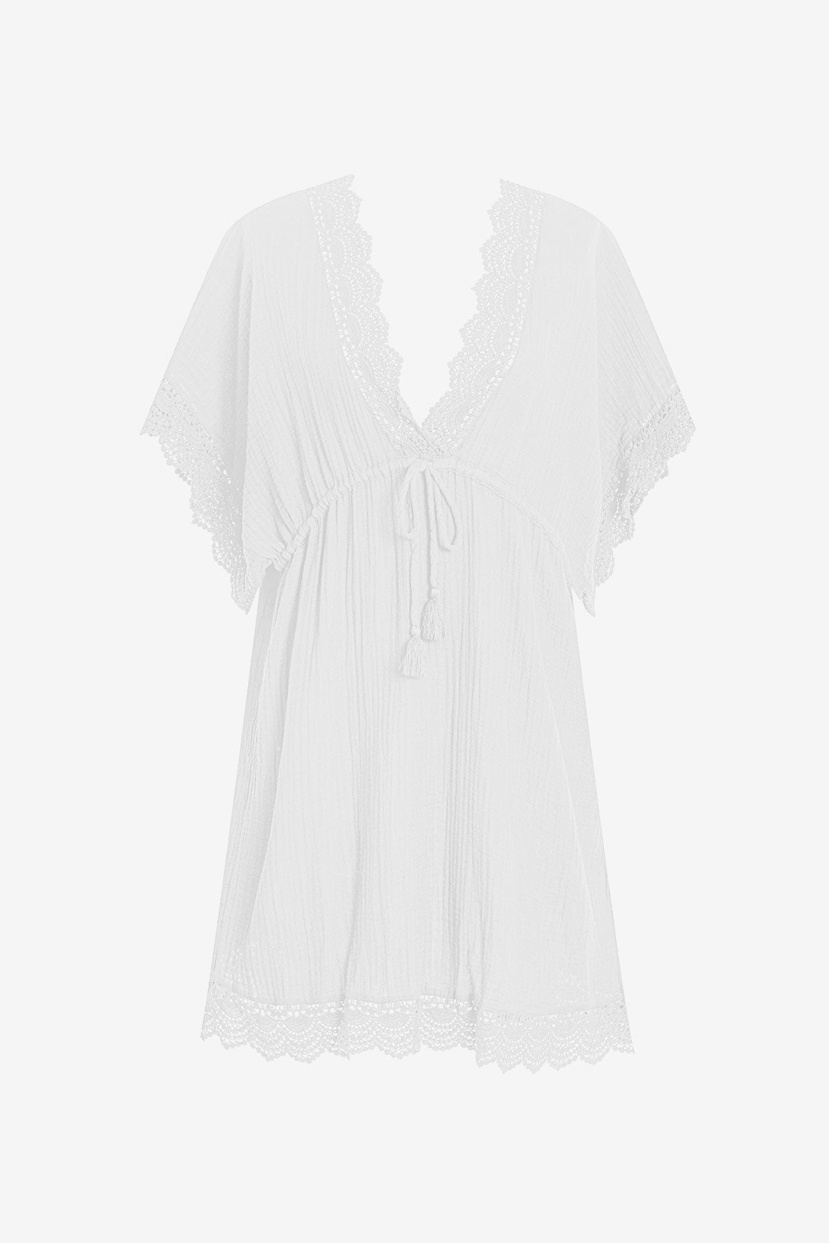 Horizon Tunic - White Bliss Gauze