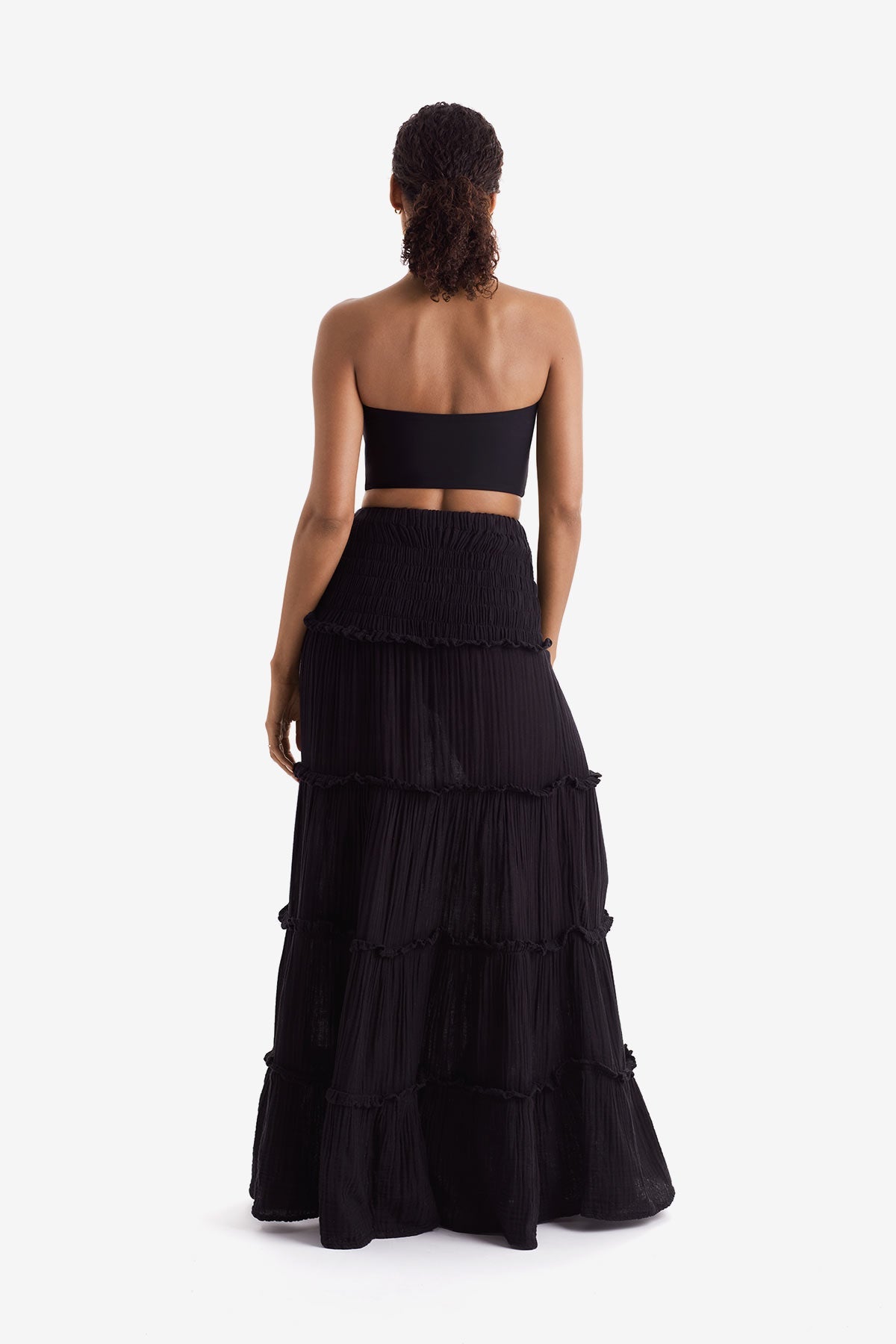 Reef Convertible Skirt - Black Bliss Gauze