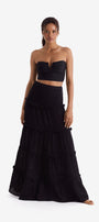 Reef Convertible Skirt - Black Bliss Gauze