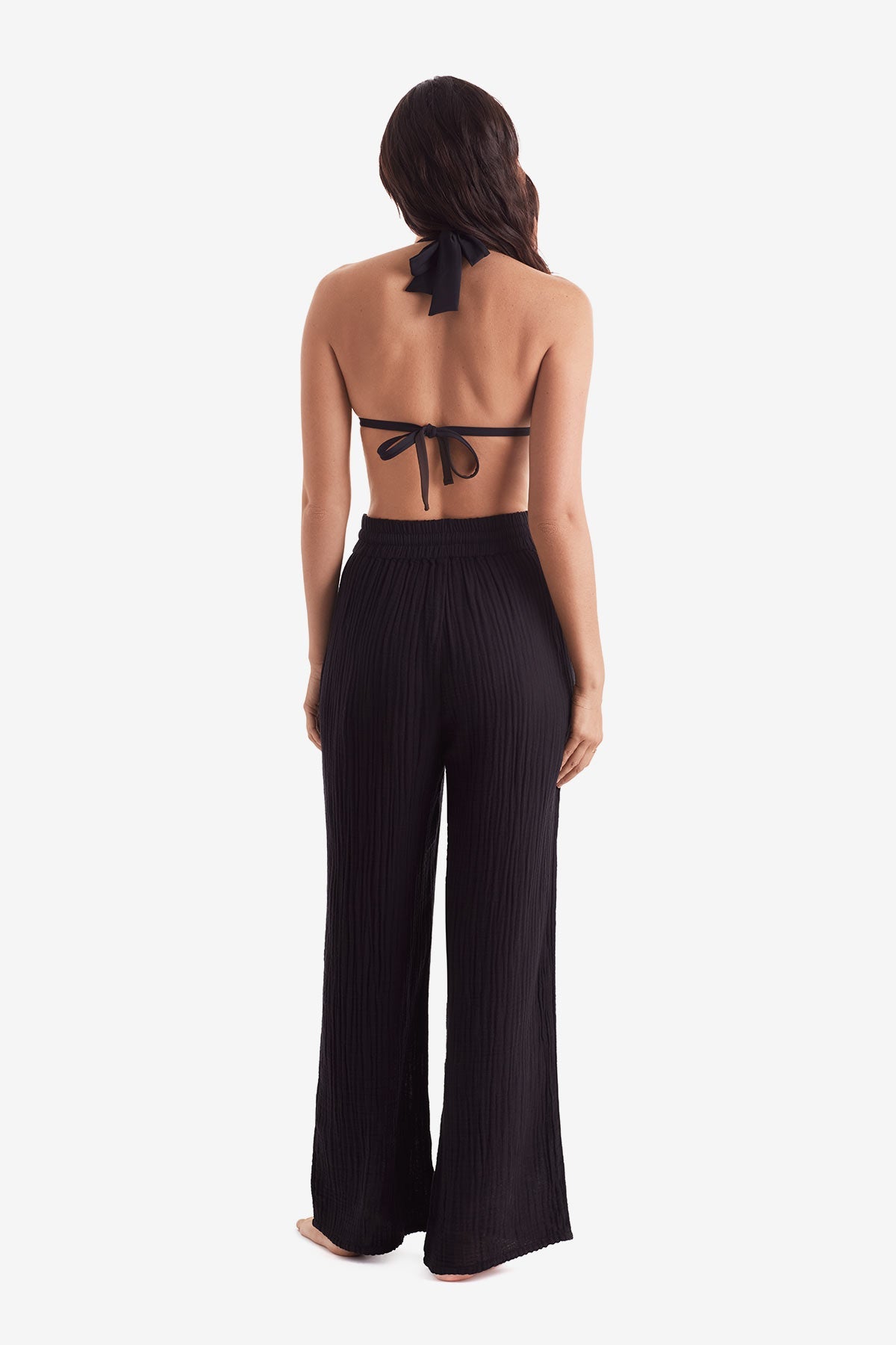 Vista Pant - Black Bliss Gauze