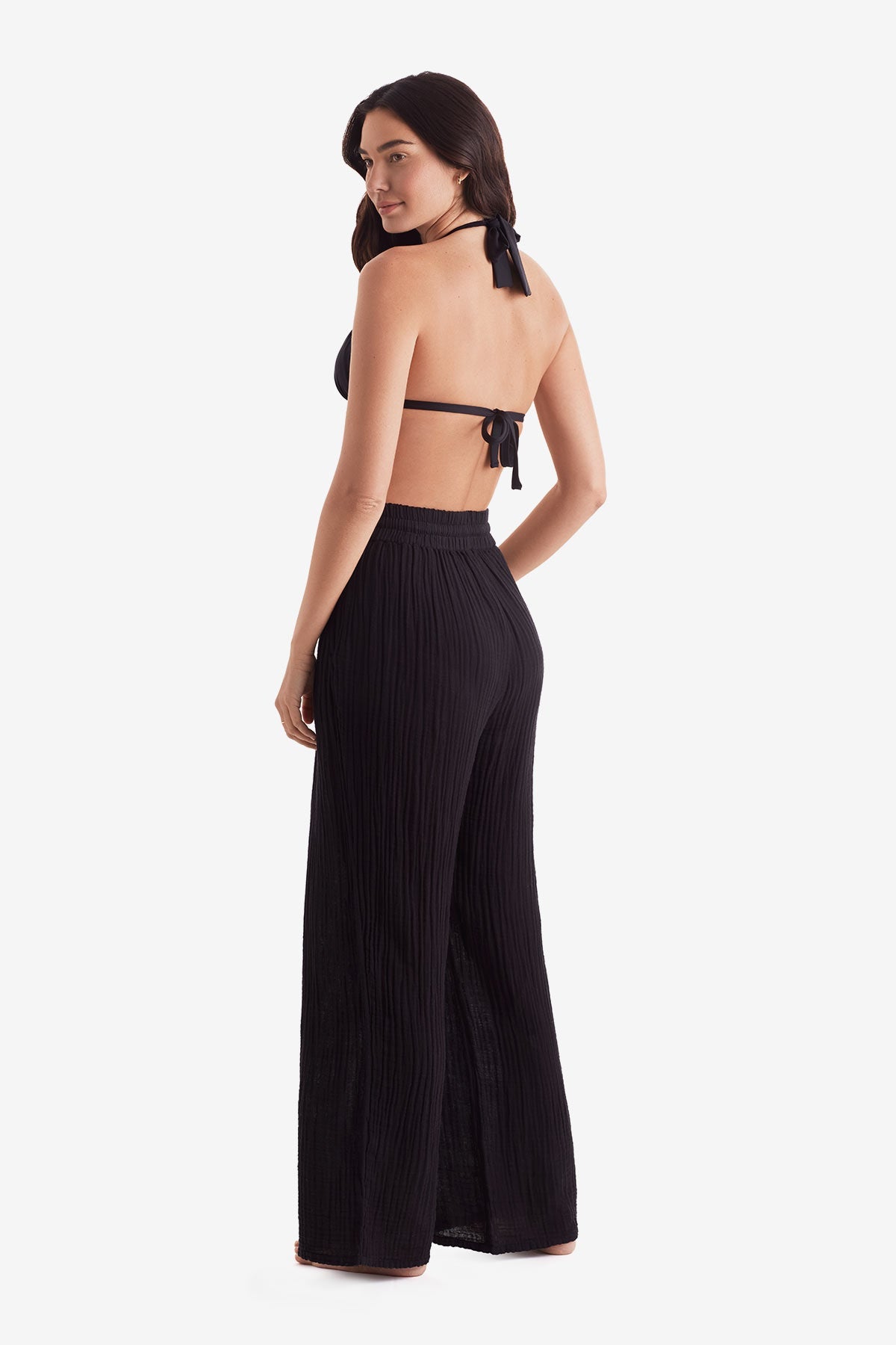 Vista Pant - Black Bliss Gauze