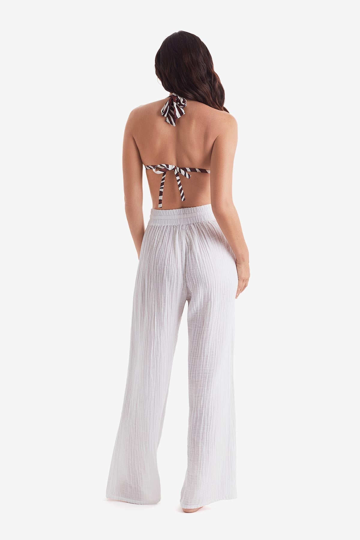 Vista Pant - White Bliss Gauze
