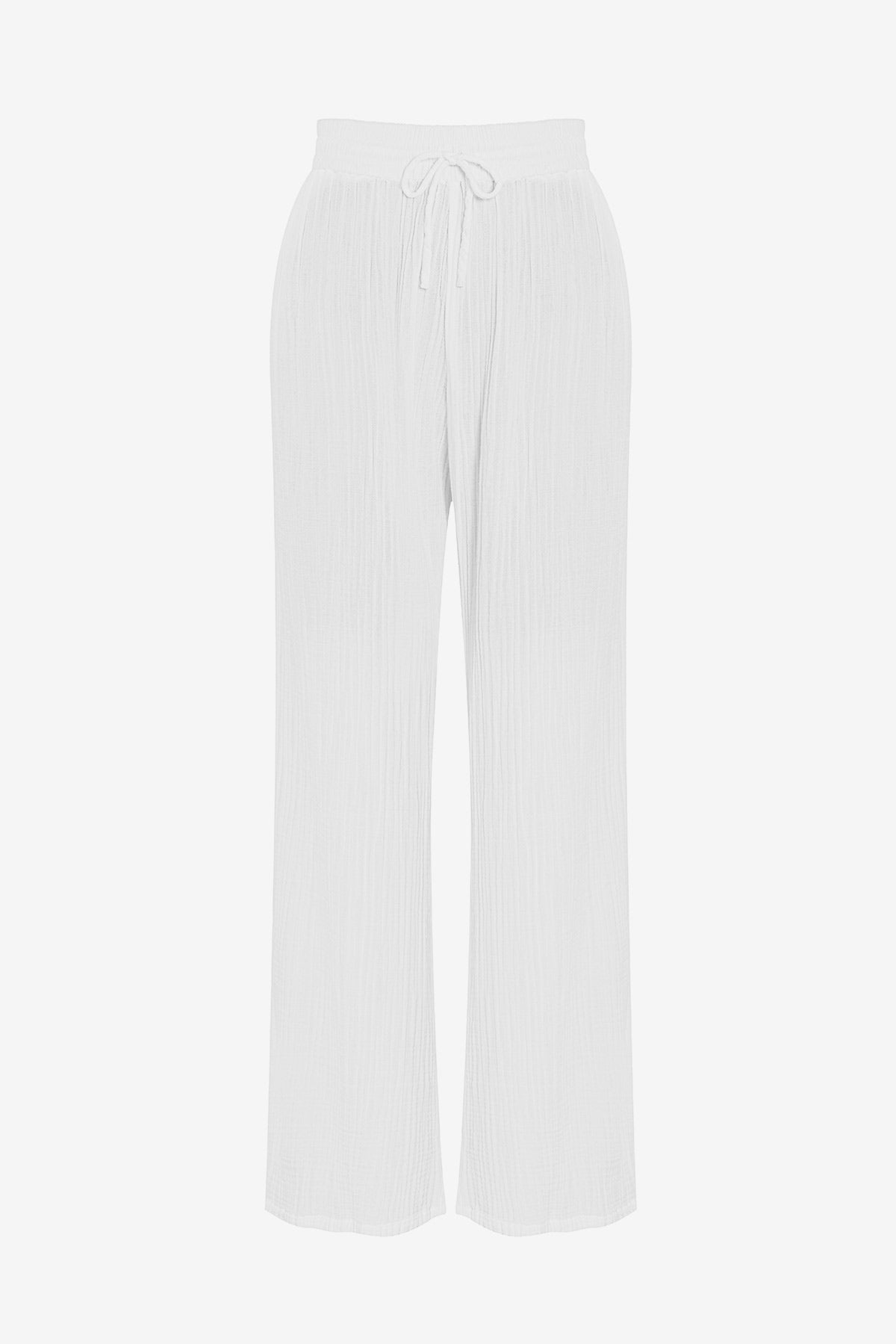 Vista Pant - White Bliss Gauze