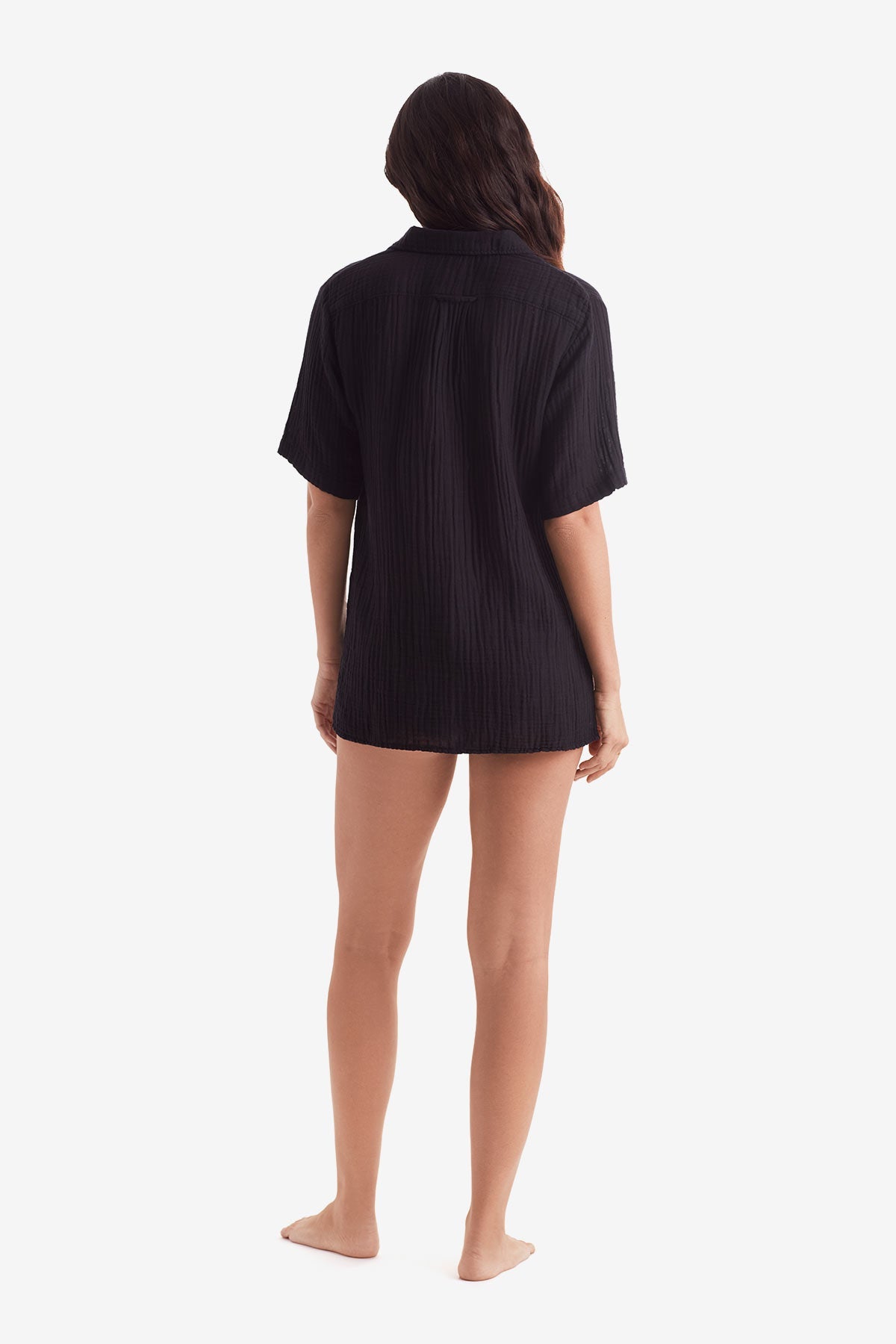 Vista Shirt - Black Bliss Gauze