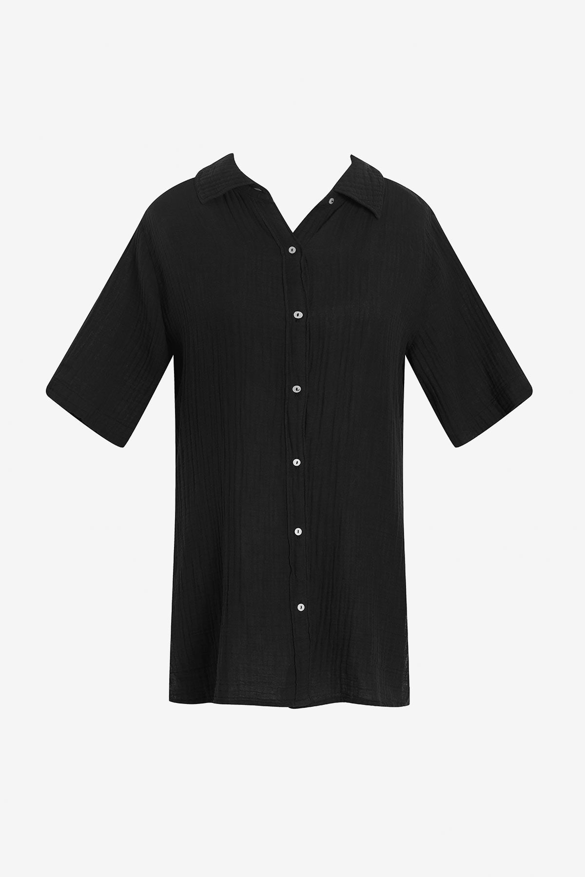 Vista Shirt - Black Bliss Gauze
