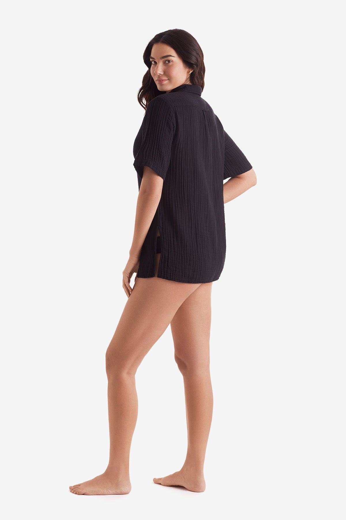 Vista Shirt - Black Bliss Gauze