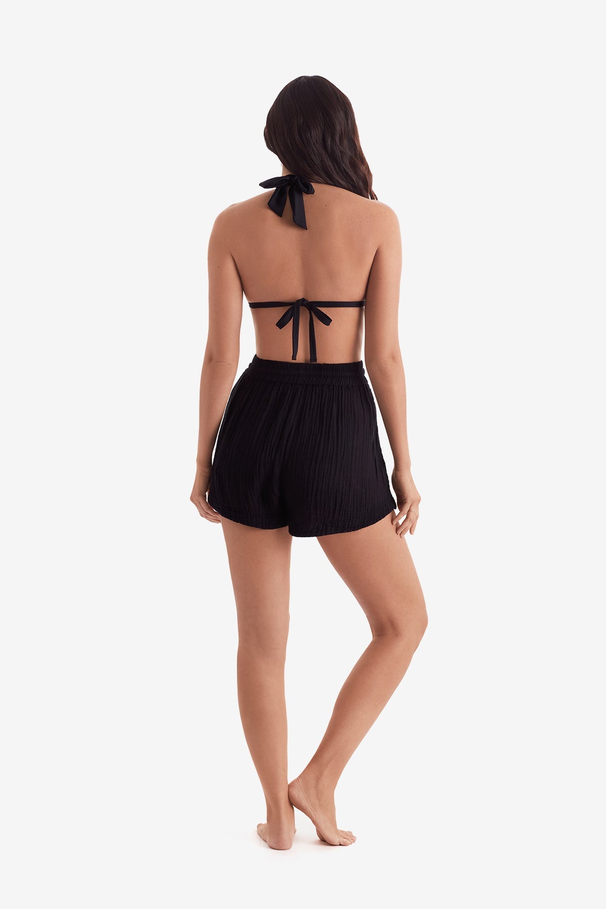 Vista Short - Black Bliss Gauze